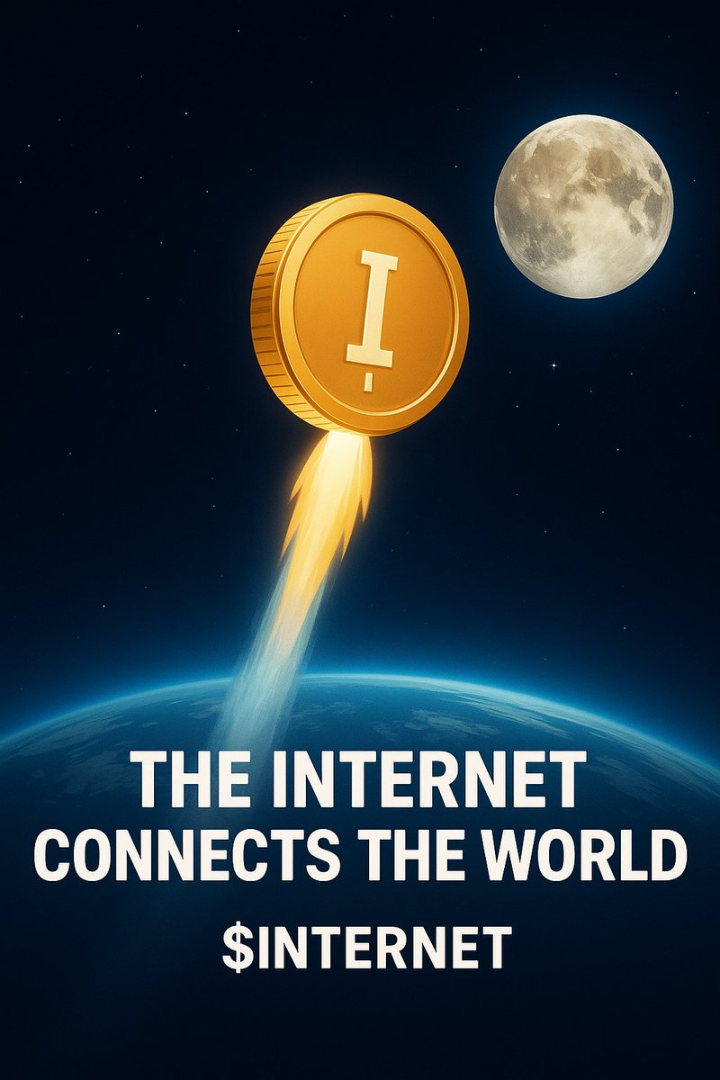 The Internet made the world smaller.
$INTERNET is making Web3 stronger. 🚀
Together, we build the future. 🌐
#INTERNETCOIN #Web3