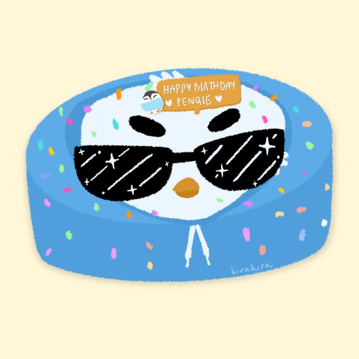 happy birthday to you somewhere out there 🎂💙 
#PengiePalette