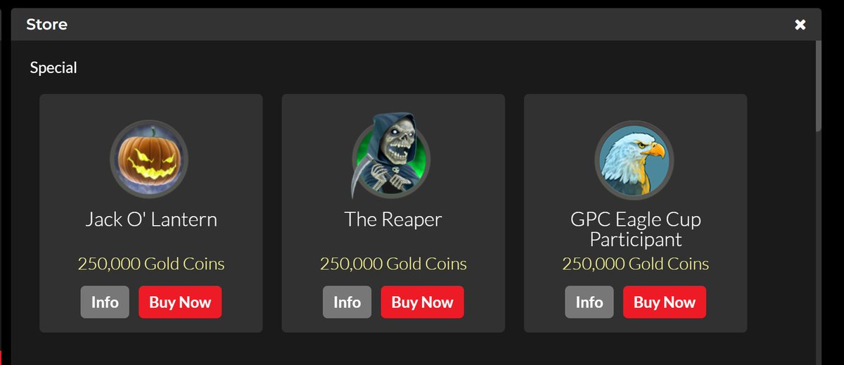 Some special Halloween avatars on sale now at <a href="/official_glp/">Global Poker</a> ! Grab them while you can.