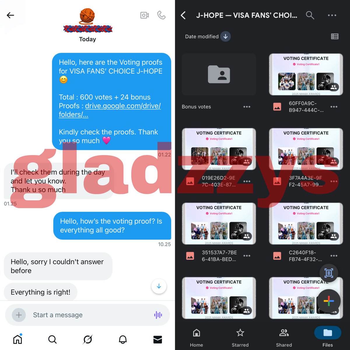🧶 SOLD 600 votes | VISA FANS’ CHOICE 30 October — MNET PLUS

Booked For #JHOPE 
Purchased by Anonymous

Thank you for trusting us 😊💕

#gladzzys_proofs