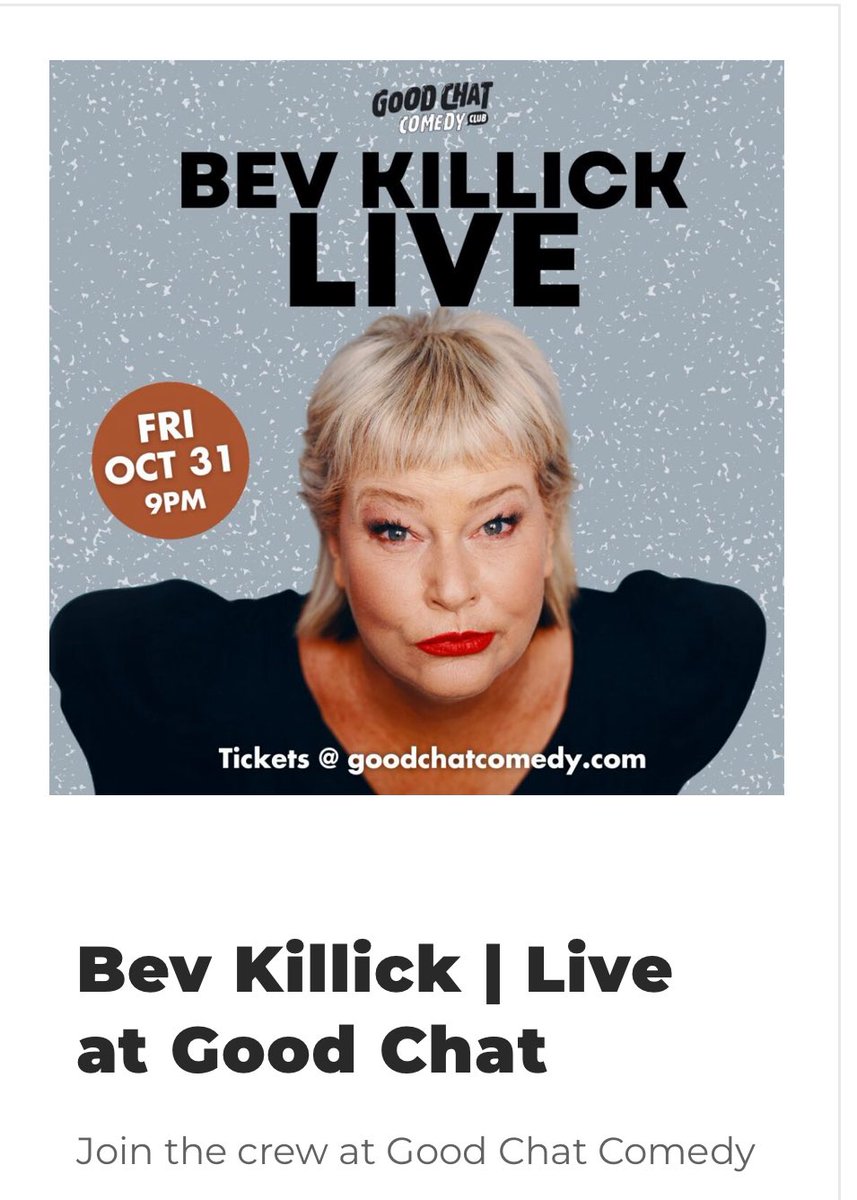 Bev Killick. tweet media