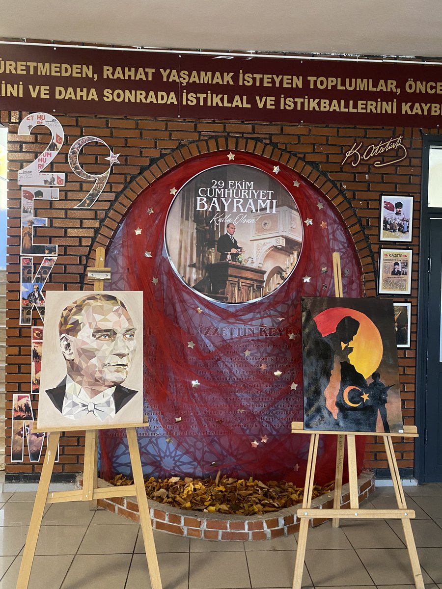 ikalsivas's tweet photo. Büyük Önder Gazi Mustafa Kemal Atatürk’ün “En büyük eserim” diyerek bizlere emanet ettiği Cumhuriyetimizin 102. yılını coşkuyla kutluyoruz.
Cumhuriyetimizin kurucusu Atatürk başta olmak üzere tüm kahramanlarımızı saygı, minnet ve özlemle anıyoruz. 🇹🇷 https://t.co/gngL6oQWrF