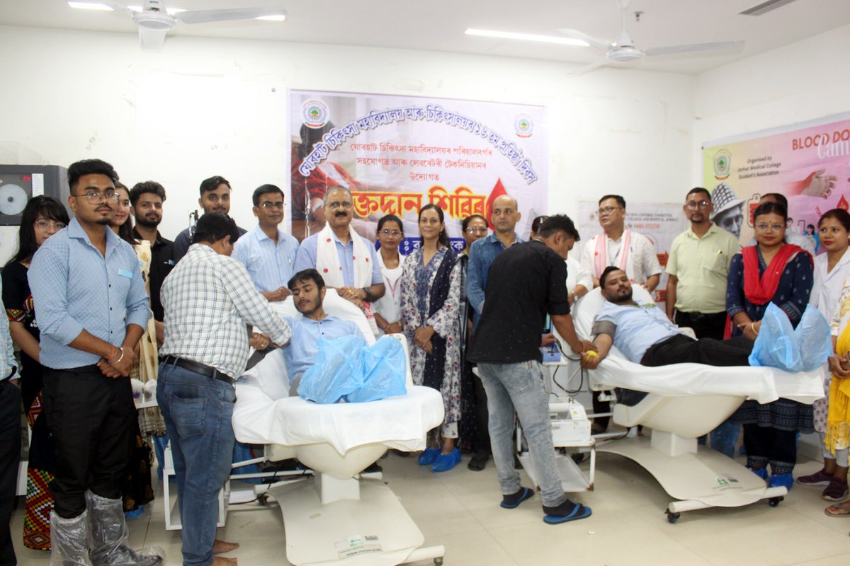 JmchOfficial's tweet photo. A blood donation camp was also organized in the blood bank of JMCH. https://t.co/H1SdW7CZ7I
