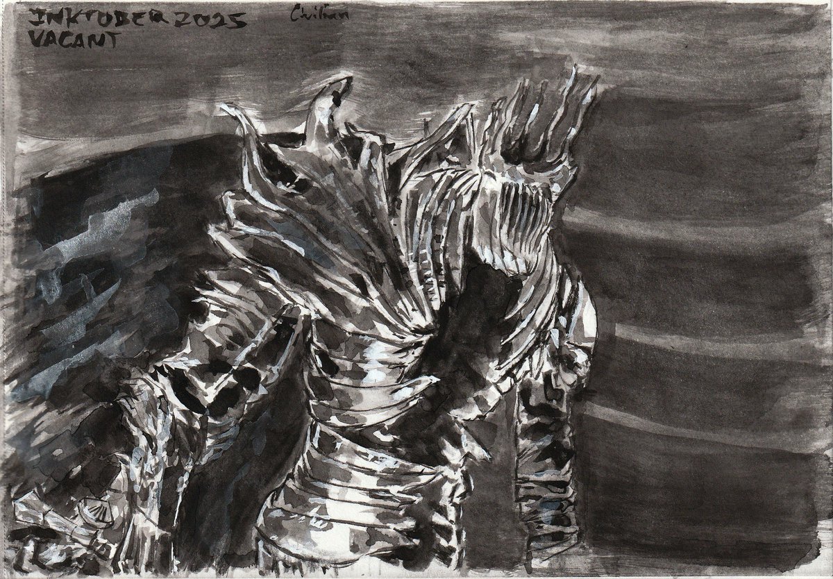 Civilian_upload's tweet photo. Inktober 2025: Vacant https://t.co/hNjfTQ7roJ