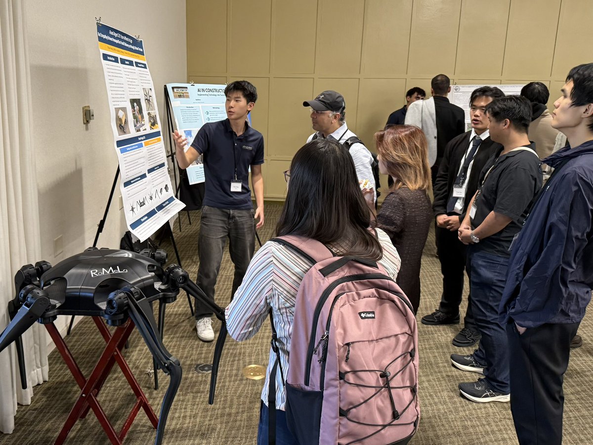 DennisHongRobot's tweet image. I present at the keynote session,
Ethan presents at the poster session.
Proud of you, my son! 😍

Southern California AI and Robotics Symposium 2025

#SCAIR2025