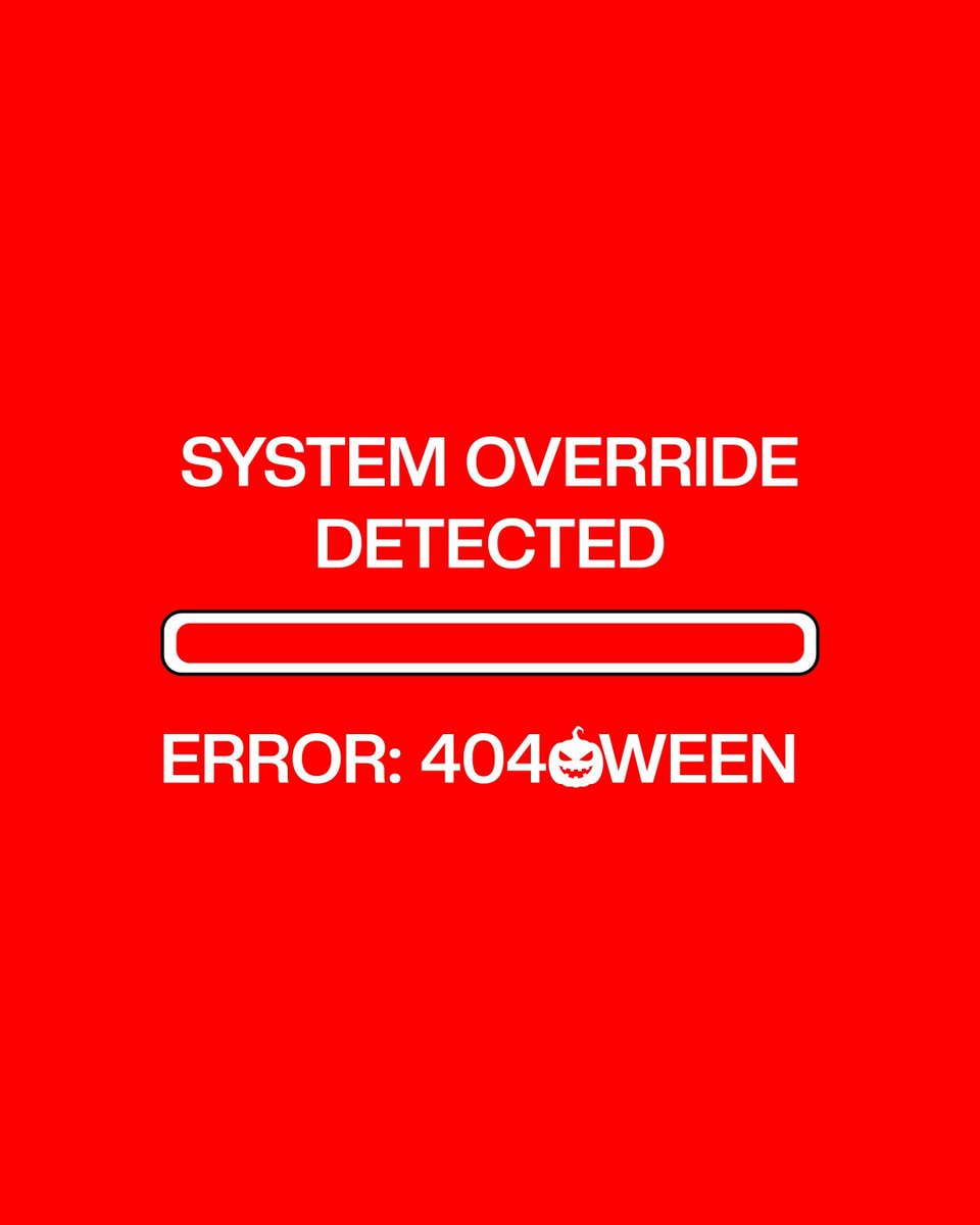 boldmarkmedia's tweet image. Fear.exe initiated. System’s losing control.

#404oween #SystemOverride #FearLoading #Boldmark #DigitalFrights