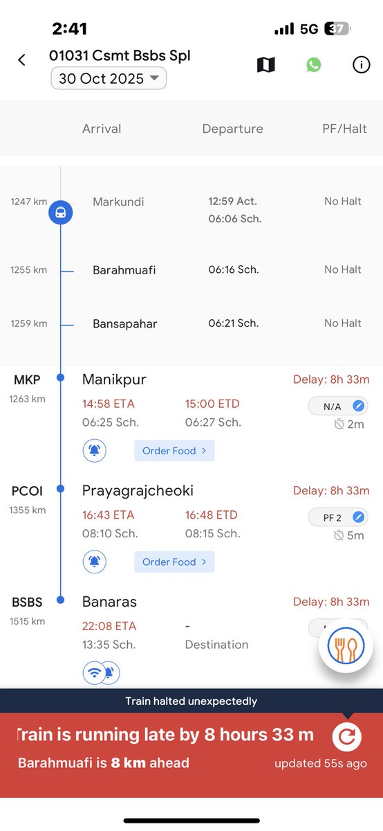 DonPrashant1's tweet photo. Train chalti hai ya daily yoga karti hai — har station pe ruk kar meditation mode on @RailwaySeva @RailMinIndia https://t.co/RYnuqbJUrn