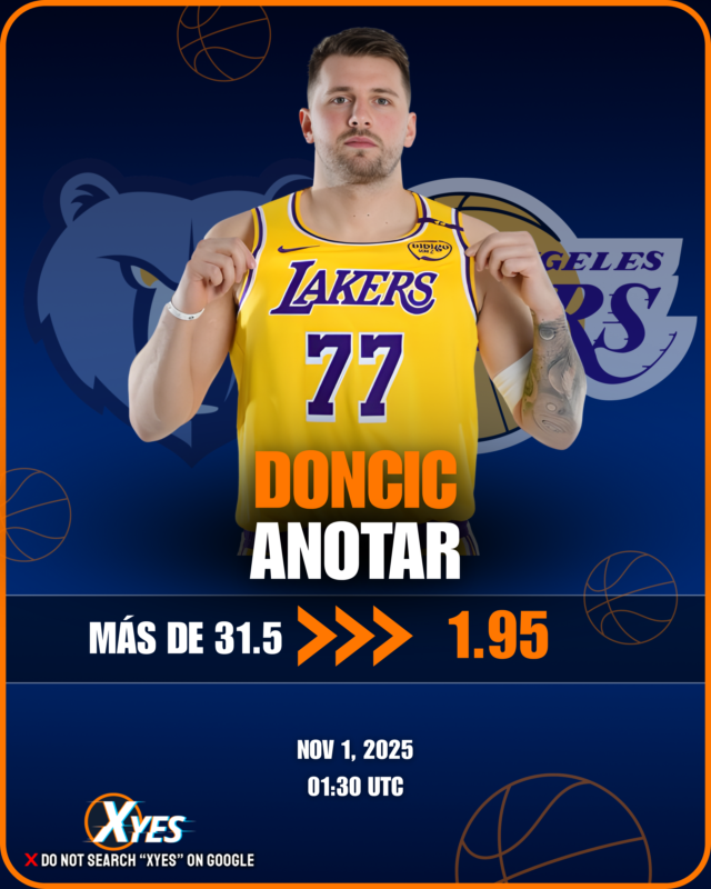 XYesofficialES's tweet photo. 🔥 Selección Prop: ¡Luka Dončić anotará más de 31.5 puntos contra los Memphis Grizzlies! 🏀

#NBA #XYes https://t.co/kRtnDMSyEG
