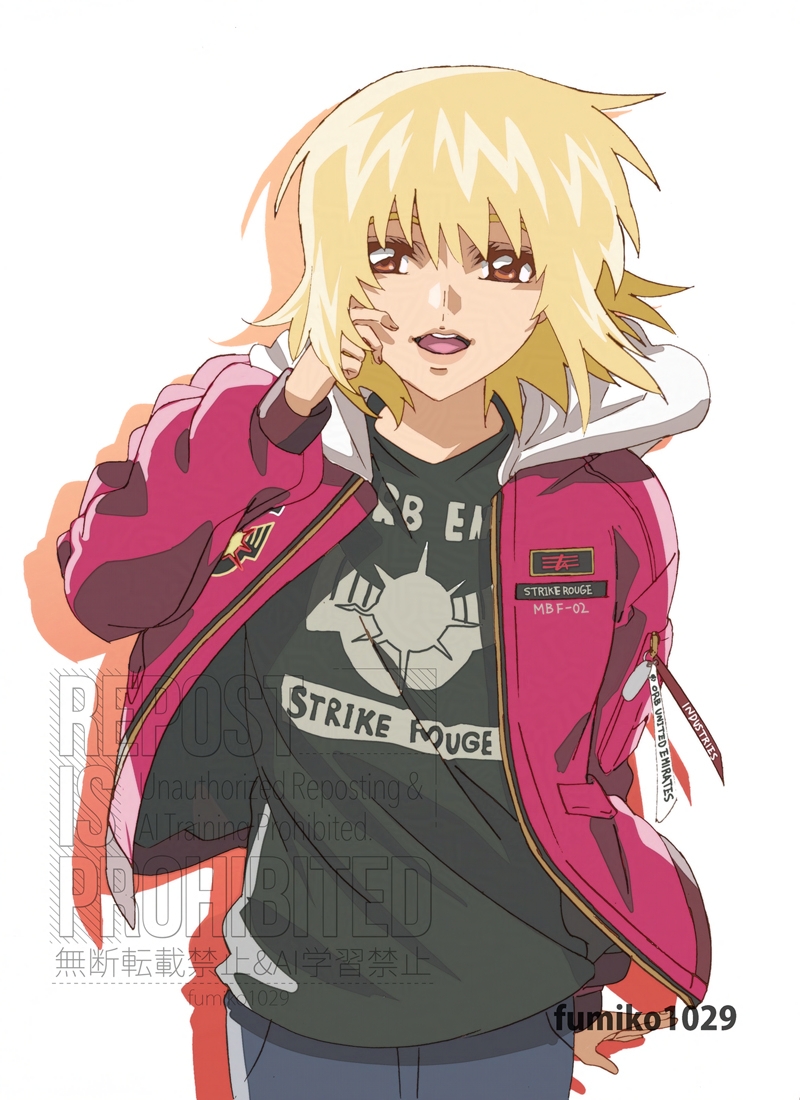 STRICT-G MA-1 NATUS アスラン カガリ アクリルスタンド ①STRICT-G