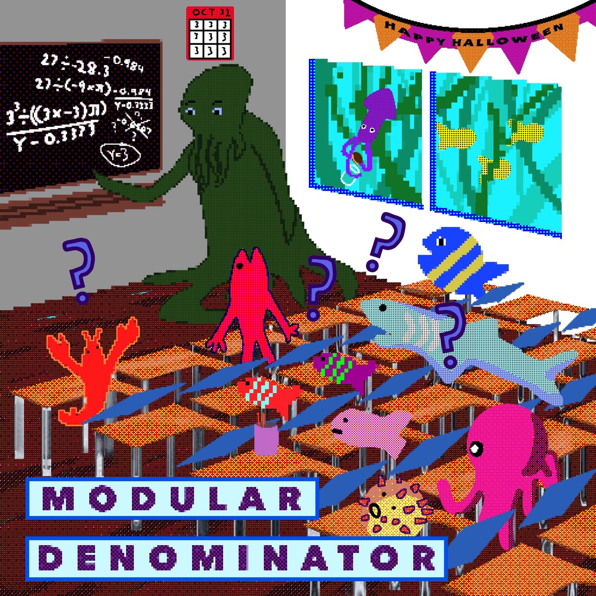 PArtistrys's tweet photo. It’s that time of year again... The ghouls are out and squids are in! @Skremzy’s new track, Modular Denominator, is out now!

#music #electronicmusic #halloween2025 #phoenixartistrys #Skremzy https://t.co/0IKwunQQVe