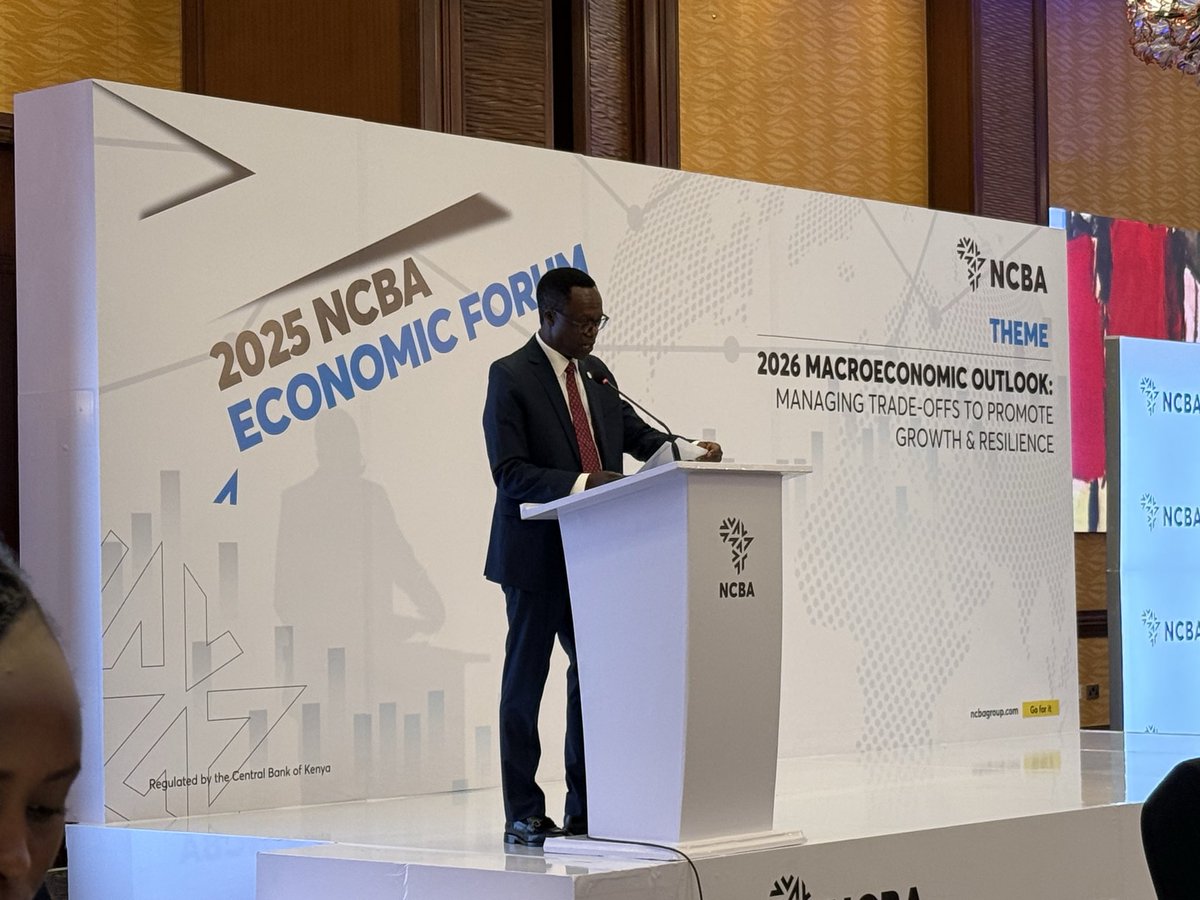 “I am pleased to announce that to address some of the gaps in our data architecture as a country, we will be unveiling the NCBA Consumer Activity Index, the first of its kind in this market, in January 2026.” ~ Group MD John Gachora 
 #NCBAEconomicForum #GoForIt <a href="/MKJacquie/">Jacquie Muhati</a>