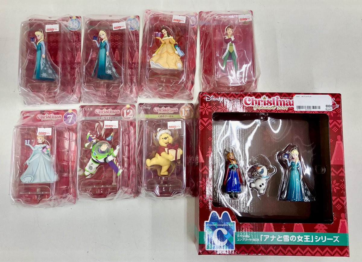 ✨入荷情報✨ ディズニークリスマスオーナメントフィギュア入荷しま