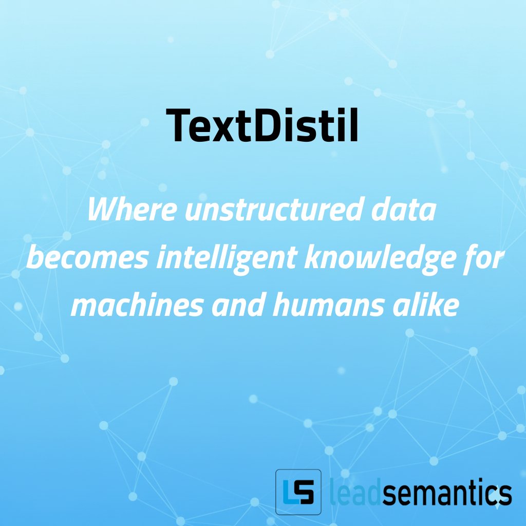 leadsemantics's tweet image. Unstructured data holds immense value — if only it could speak your language.
With TextDistil, transform messy, unstructured data into clean, contextual knowledge that both humans and machines can understand.
Empower your enterprise with intelligence that drives better decisions.