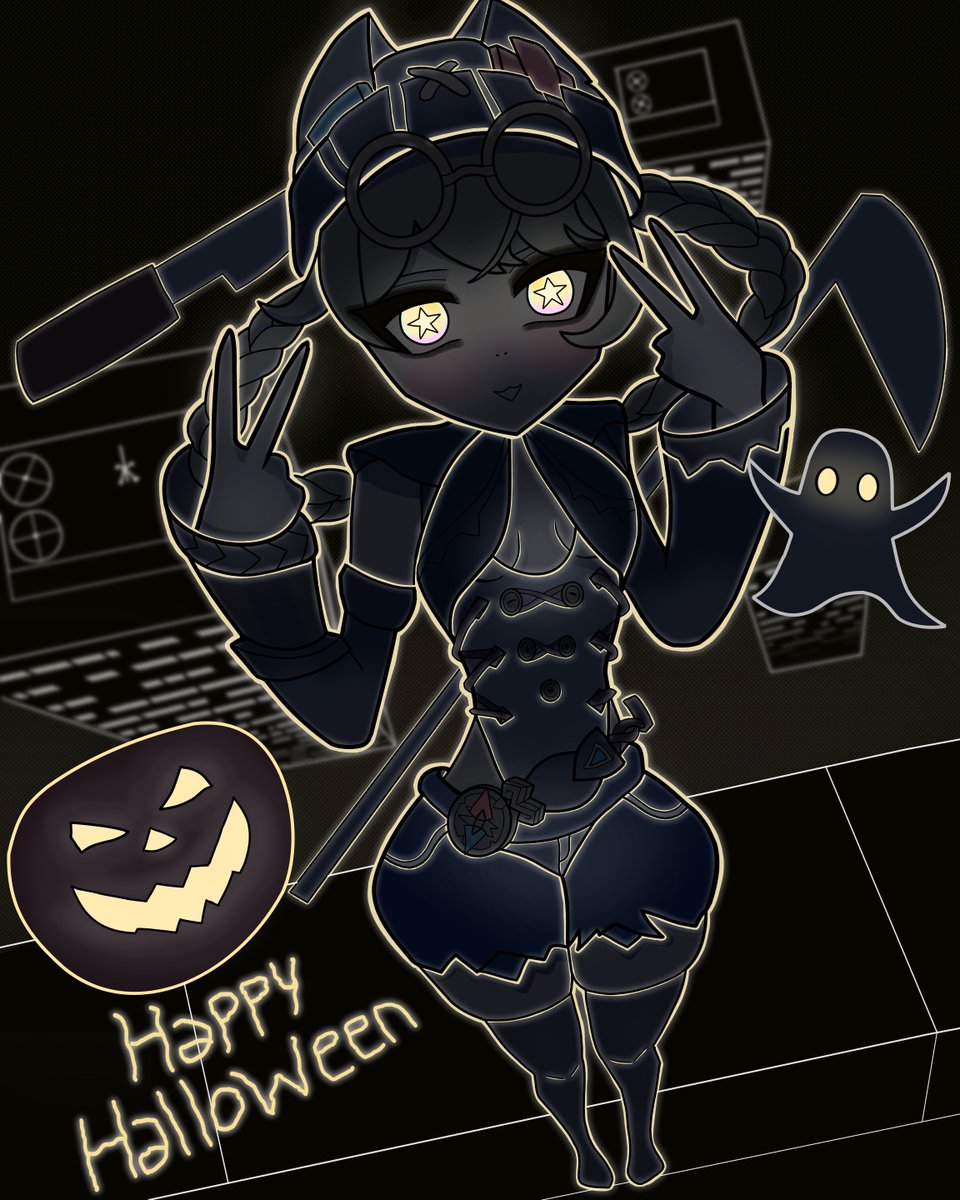 Happy Halloween!🎃
I drew Jahoda because she's a cute character, and I'd love to have her. ^^
#Jahoda #GenshinImpact #digitalart #genshinimpactfanart #fanart
