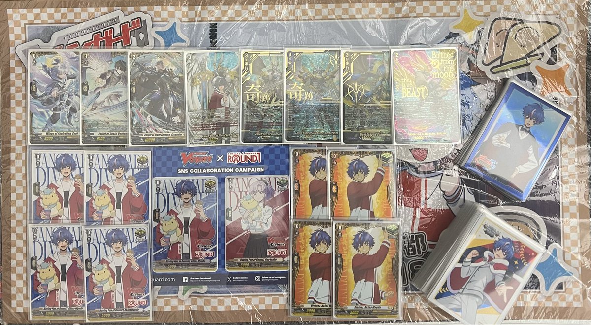 AHHH thank you <a href="/BushiroadGlobal/">Bushiroad Global</a>~ this new addition to the deck is going to make the deck shine more brightly! Time to grasp miracles during the BCS season~!