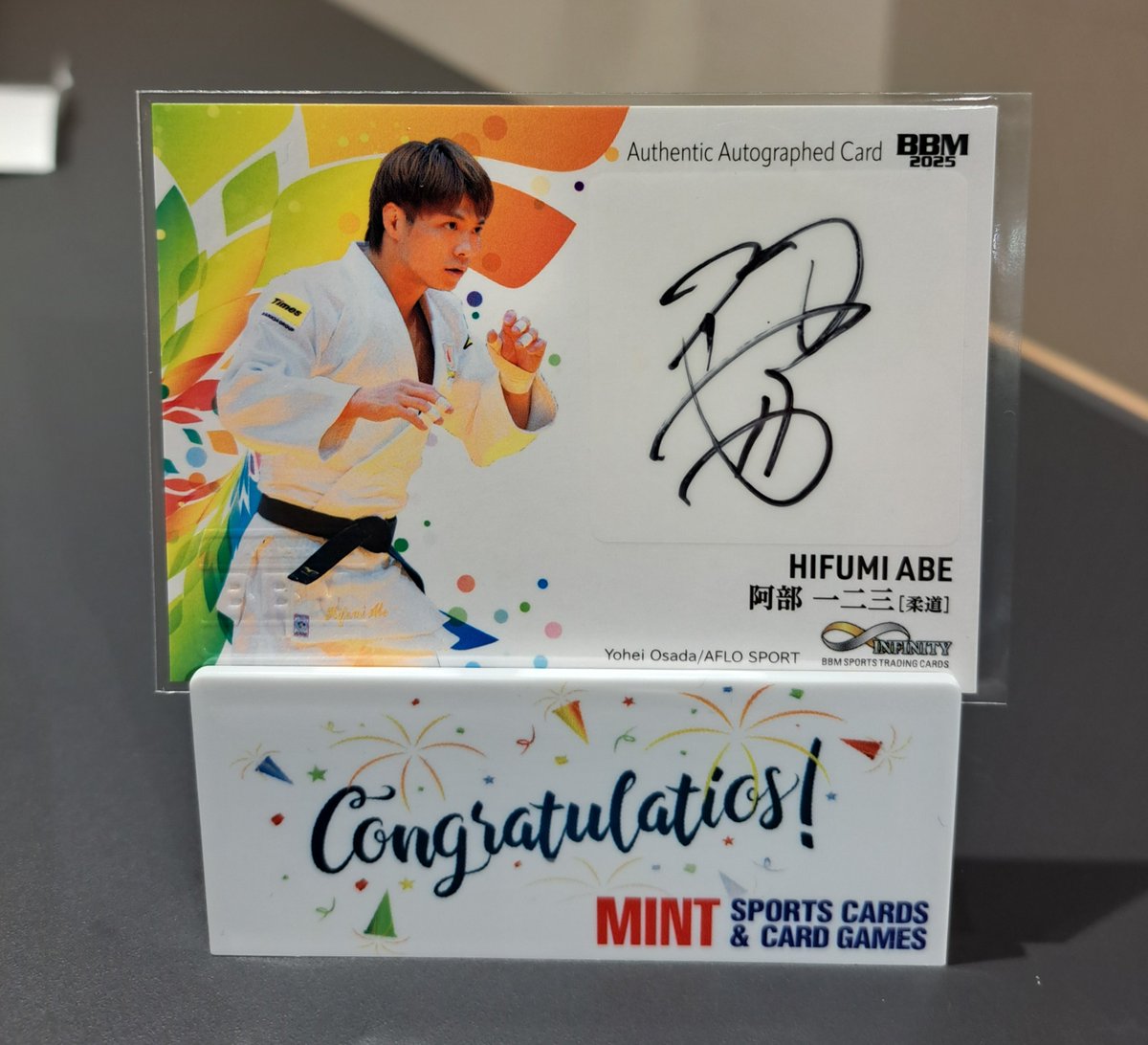 AJ マッキー選手 直筆サイン ミント新宿店 / 新宿マルイアネックス7F on X