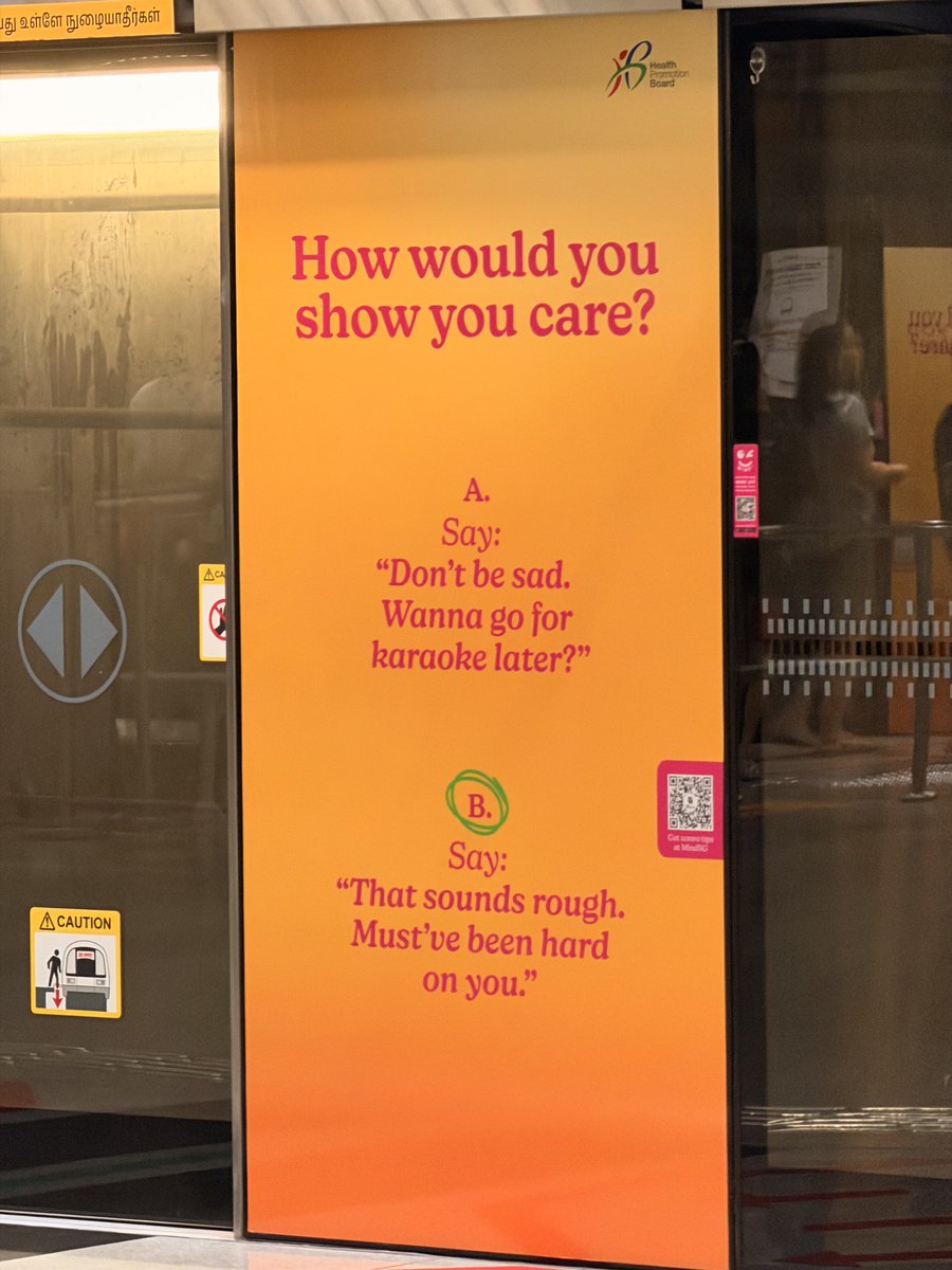 themattweets's tweet image. Maybe I’m a bad friend but I would have gone with option A because it’s a good distraction and your presence means more than empty words