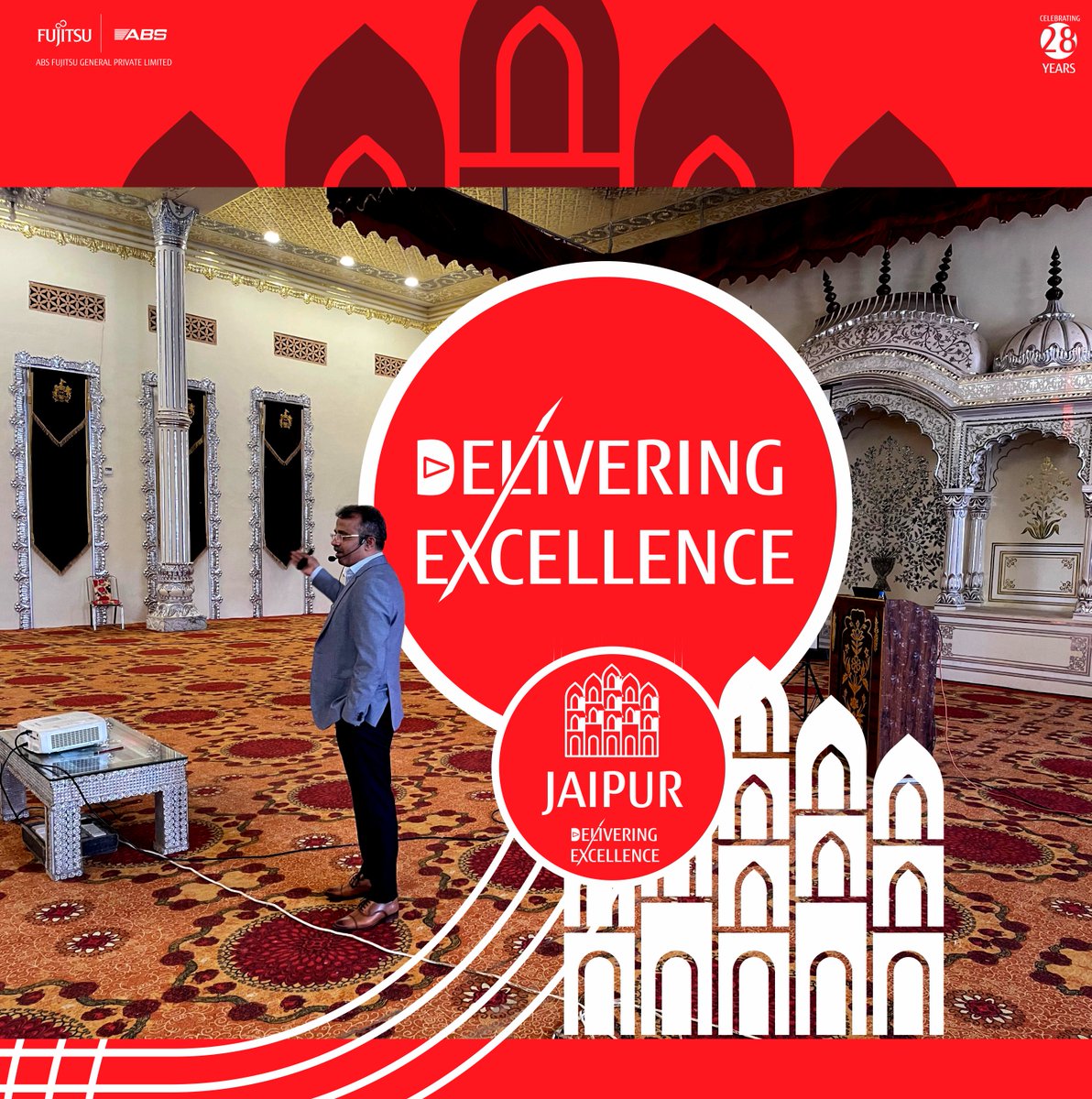 AbsFujitsugen's tweet image. the Jaipur branch is set to soar. Backed by strong leadership and the spirit of #Rajasthan Delivering Excellence becomes the driving force behind growth, innovation, and living life king-size in the Pink City!

absfujitsu-general.com

#ABSFujitsuGeneral #GrowthMindset