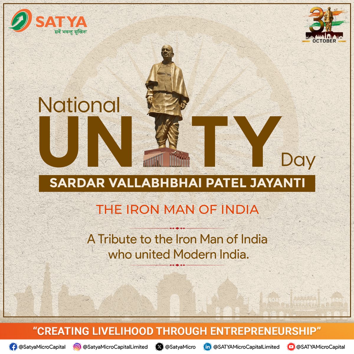 Remembering the Iron Man of India, Sardar Vallabhbhai Patel — the architect of national unity and integrity. His vision and determination continue to inspire generations to build a stronger, united India. 🇮🇳

#RashtriyaEktaDiwas #UniteIndia #IronmanofIndia #Wisdom #MFI