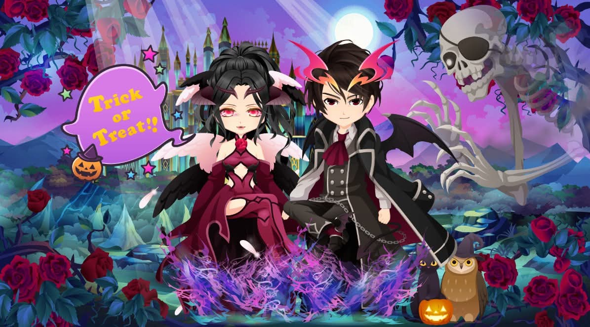 xInnocent_Sinx's tweet image. I ran across some of my old Halloween looks for Solmare's games. There were more from their other games but 4 limits, so I got lazy!🎃🖤🐈‍⬛💀

#NTTsolmare #DestinyNinja2 #NinjaShadow #WizardessHeart #BloodinRoses