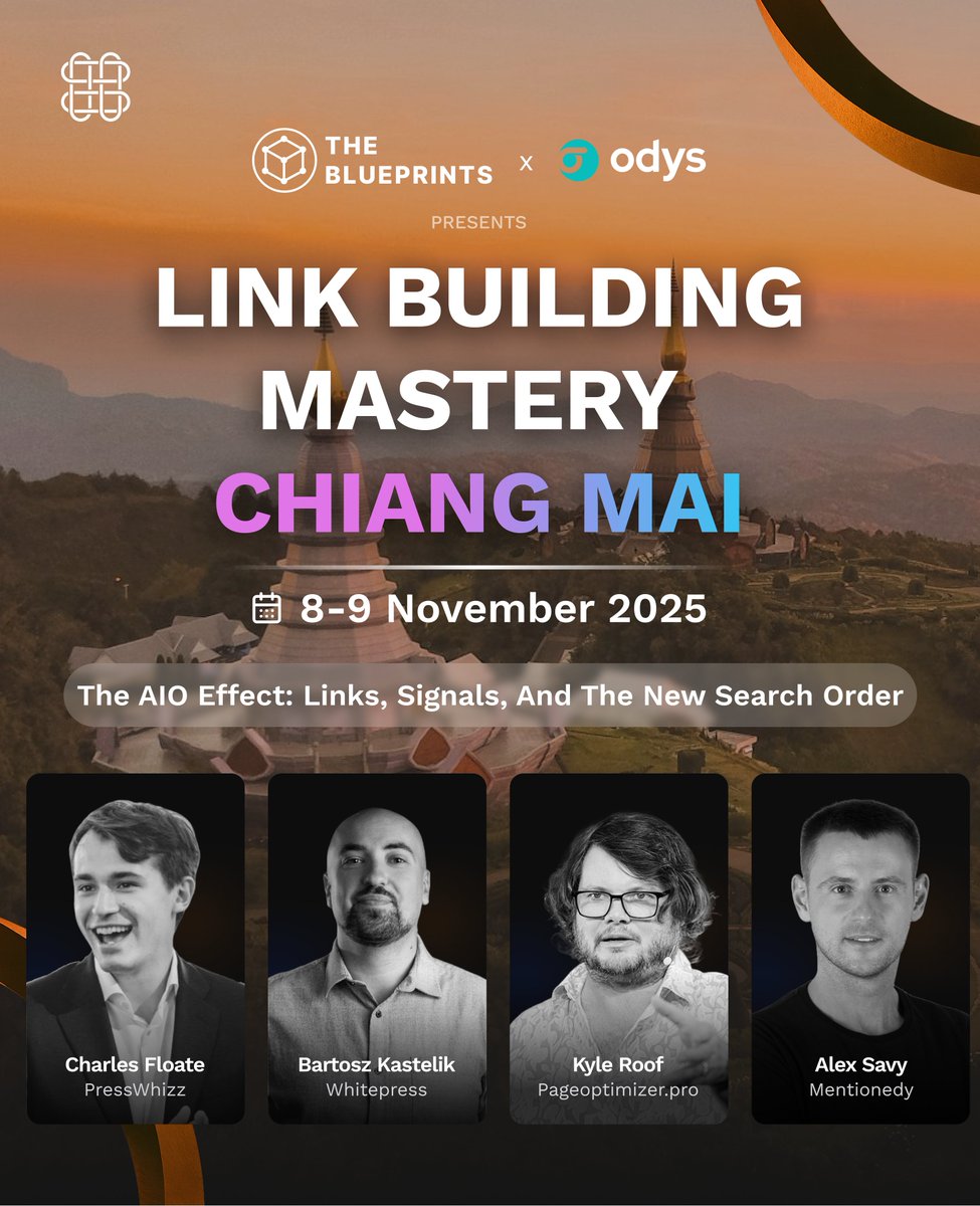 This panel took forever to lock in.

Wanted the best minds in the game and a mix of experts who each see search from a totally different lens.

The final Q&amp;A panel discussion at Link Building Mastery is here:
“The AIO Effect: Links, Signals &amp; The New Search Order.”

From