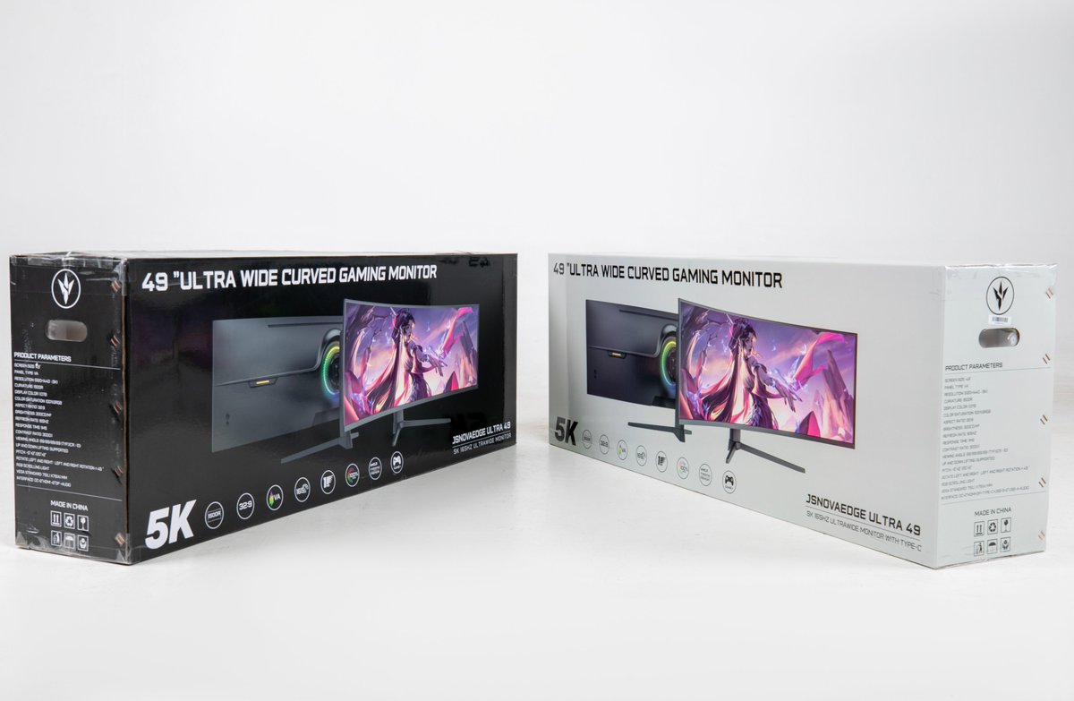js_ltd's tweet image. Double the Ultra Wide, Double the style! 
✨The JSNovaedge Ultra 49&quot; 5K Curved Gaming Monitor is here, and you can choose the aesthetic that fits your setup: Sleek Black or Clean White packaging!

No matter the box, you get the absolute best:

🖥️ 49&quot; 5K Ultra Wide Immersion
🚀…