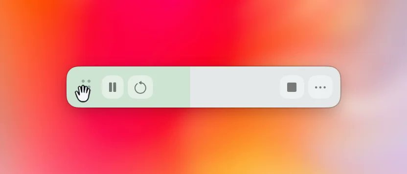 TimeGo Clock v2.2.2 更新發布了🌟,更新一點點,思考「億」點點!
有次拖曳HUD,我發現自己居然還要「確認一下是不是抓住了」。這不是大問題,卻是會打斷人的那種小卡頓。於是我把這件事當成錨點,把相關的細節一並順了:按鈕