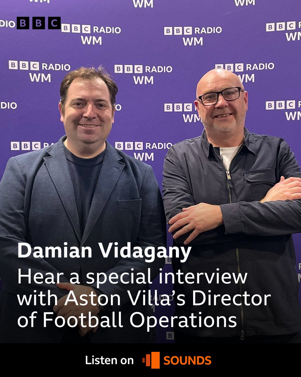 🎧 Tonight 6pm on BBC Radio WM

🗣️ Unai Emery, transfers, PSR and European football. 

👉🏻 bbc.in/3X63mo0