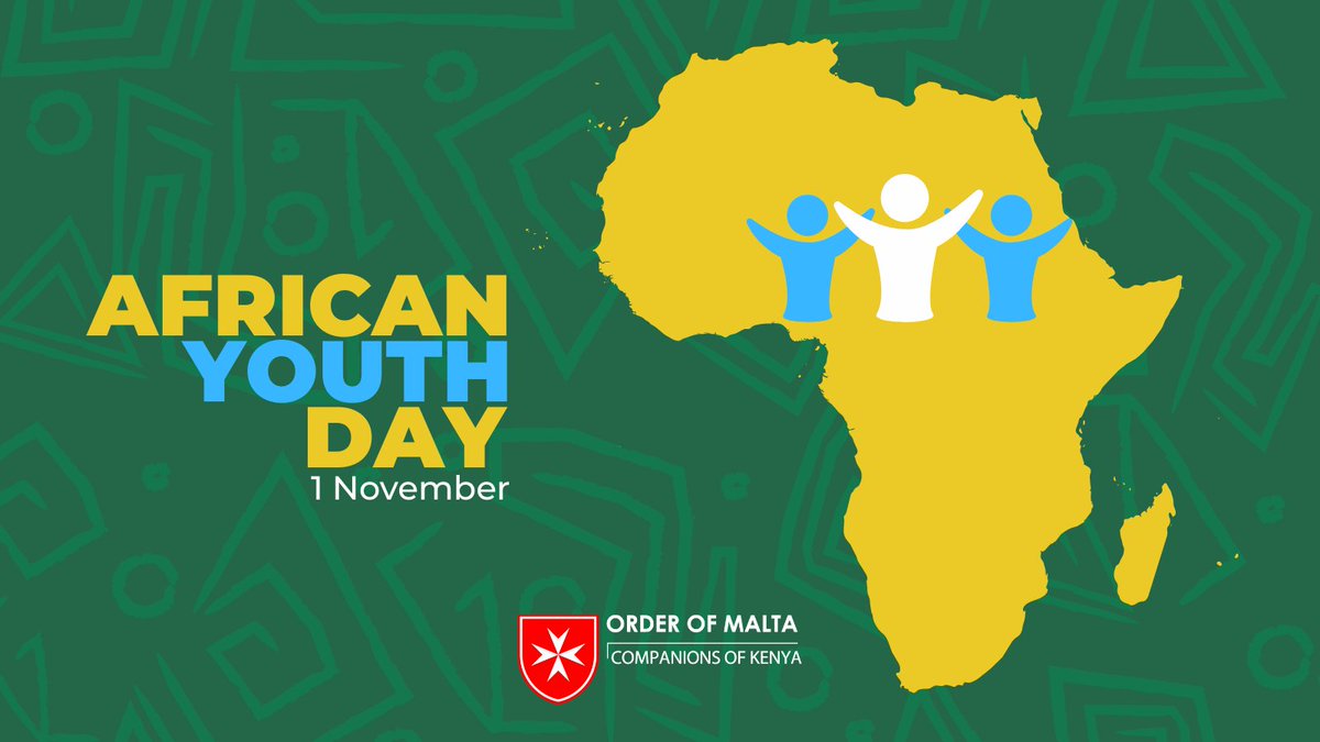 Order of Malta Kenya (@orderofmaltake) on Twitter photo 🎉 𝟏 𝐍𝐨𝐯𝐞𝐦𝐛𝐞𝐫 𝟐𝟎𝟐𝟓 – 𝐀𝐟𝐫𝐢𝐜𝐚𝐧 𝐘𝐨𝐮𝐭𝐡 𝐃𝐚𝐲
Young Africans: bold, compassionate, ready. At @OrderofMalta Kenya, we support you as you serve and lead 🌟 <a href="/_AfricanUnion/">African Union</a> <a href="/AUYouthProgram/">African Union Youth Program</a> 🌍 🎉 𝟏 𝐍𝐨𝐯𝐞𝐦𝐛𝐞𝐫 𝟐𝟎𝟐𝟓 – 𝐀𝐟𝐫𝐢𝐜𝐚𝐧 𝐘𝐨𝐮𝐭𝐡 𝐃𝐚𝐲
Young Africans: bold, compassionate, ready. At @OrderofMalta Kenya, we support you as you serve and lead 🌟 <a href="/_AfricanUnion/">African Union</a> <a href="/AUYouthProgram/">African Union Youth Program</a> 🌍