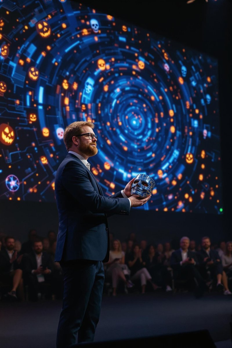 sindrewimberger's tweet image. Warum KI sich wie Halloween anfühlt – und das gar nichts Schlechtes ist.  Erst unheimlich. Dann spannend.  Erkenne die Chancen hinter der Maske.  #KI #Neugier #DigitaleVerwaltung
sindre.at/2025/10/31/war…