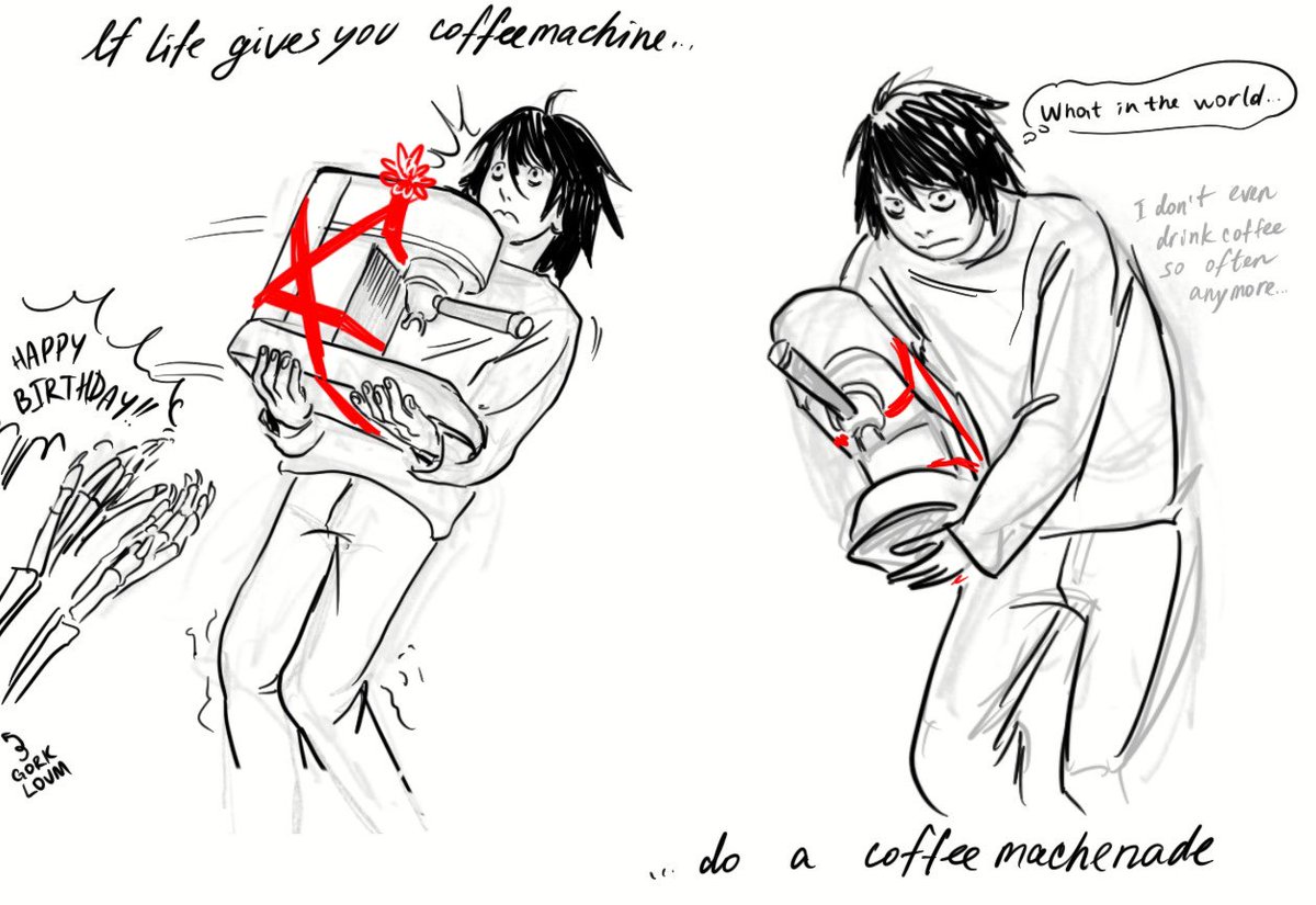 #HappyBirthdayL to #L from #DEATHNOTE I drew for a few years ago 🤲❤️