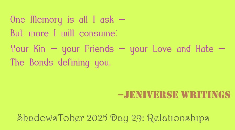 JeniverseAbr's tweet photo. #ShadowsTober25 Day 29: Relationships - SPOILERS for episode 38!
.
.
.
#ShadowsOverWelde #poetry https://t.co/gYybkyZfEE