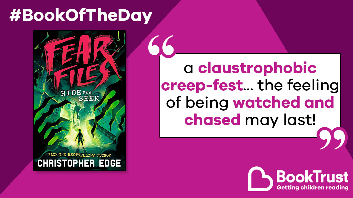 Happy #Halloween! We've got a #BookOfTheDay that's perfect for keeping you on the edge of your seat.

#FearFiles: Hide and Seek by <a href="/edgechristopher/">Christopher Edge</a> and <a href="/MathiassJB/">Mathias Ball+ﾟ*｡:ﾟ+ | illustrator open for work 🍊</a> is highly accessible and full of scares...

booktrust.org.uk/book-recommend… <a href="/WalkerBooksUK/">Walker Books</a>