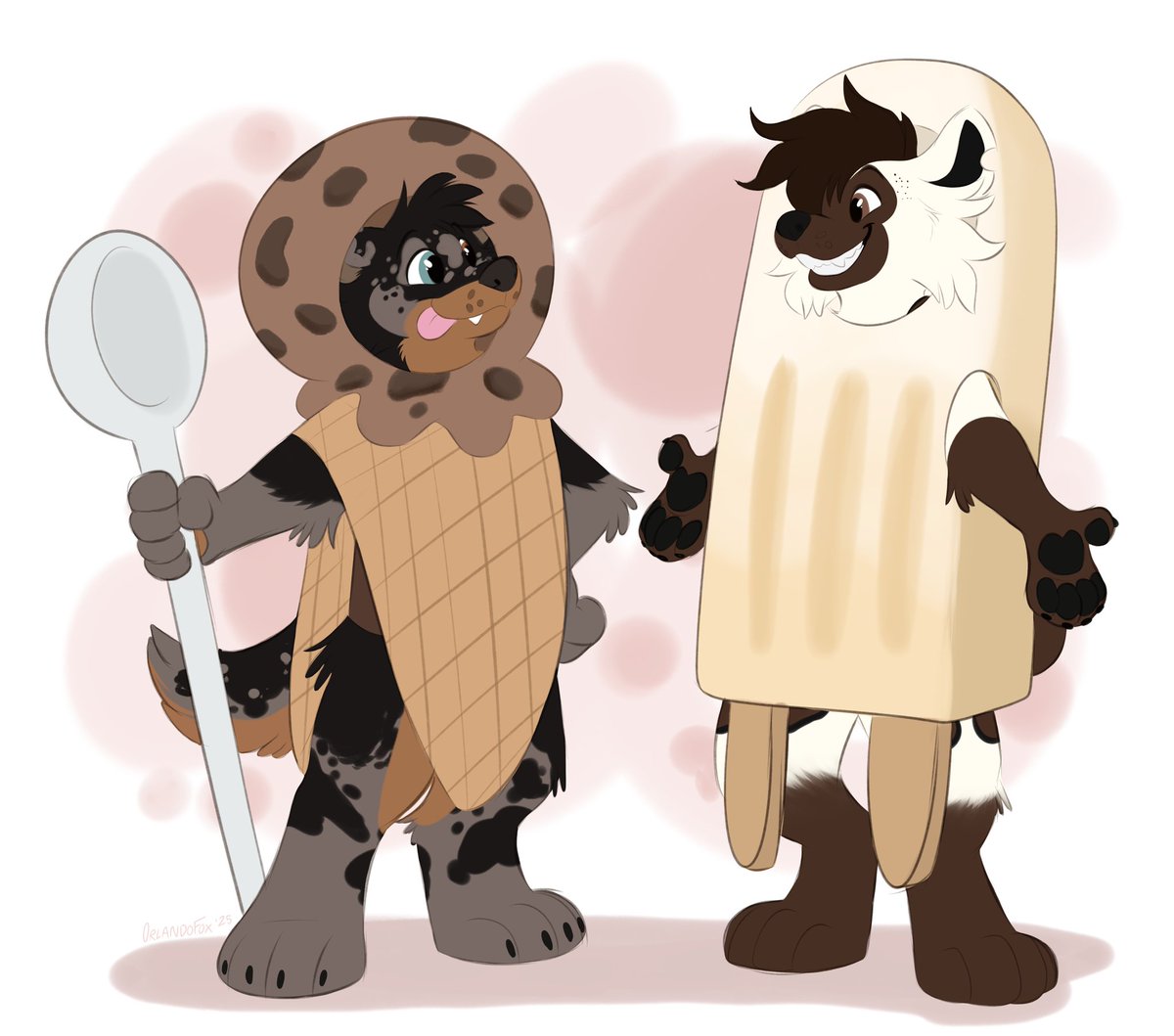 Happy Halloween everyone, especially my sweet adorable boyfriend <a href="/Sparkthehusky1/">Spark&Cooper</a>. Who looks very lickable at the moment hehehe. 

Love this commission I got from <a href="/Orlando_Fox/">OrlandoFox</a> 😁