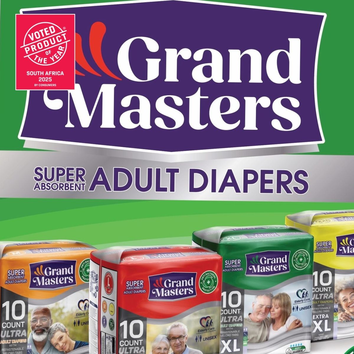 Making superior adult care accessible to all  
Our Winner of the Week: Grand Masters Adult Diapers, voted 2025 #ProductoftheYear  

Trusted comfort. Proven innovation. Everyday dignity. 
#Innovation #Healthcare #ConsumerChoice