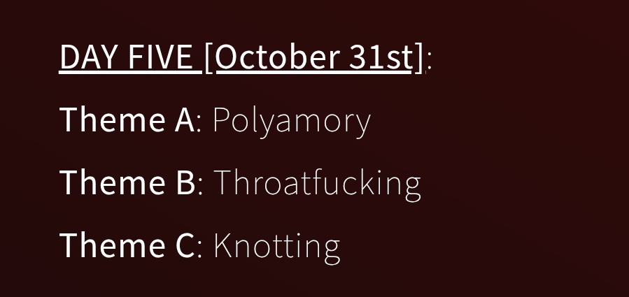 Knotting multiple shizuns for day 5 perhaps?