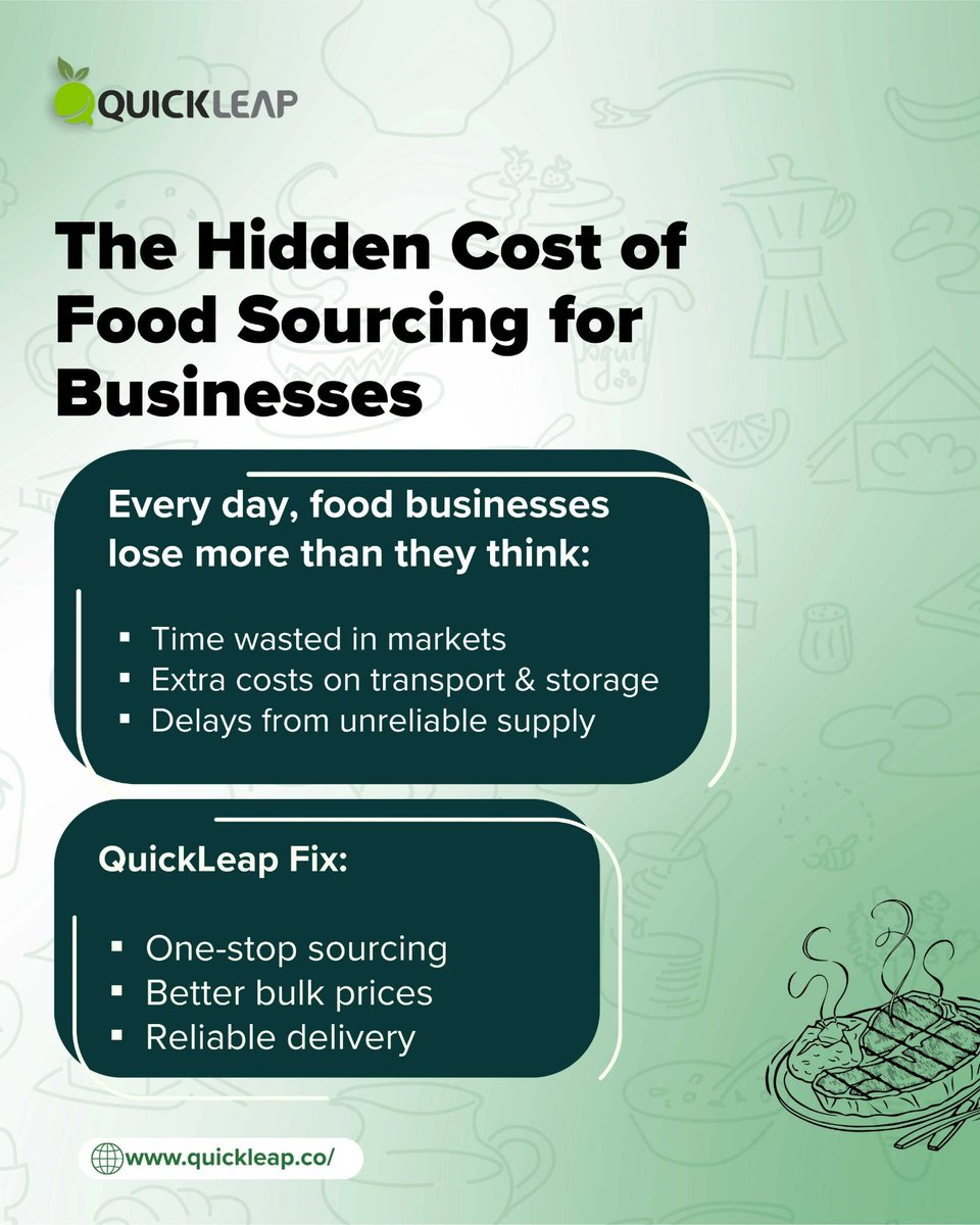 quickLeap's tweet photo. How well do you know your food business?

Turns out you might just need a little extra hand to get to the top of your game faster than you think.

That’s exactly why we're here!

Start your Quick Leap today and take your business to the next level.

#food #quickleap #foodie https://t.co/ftmKLM1ux1
