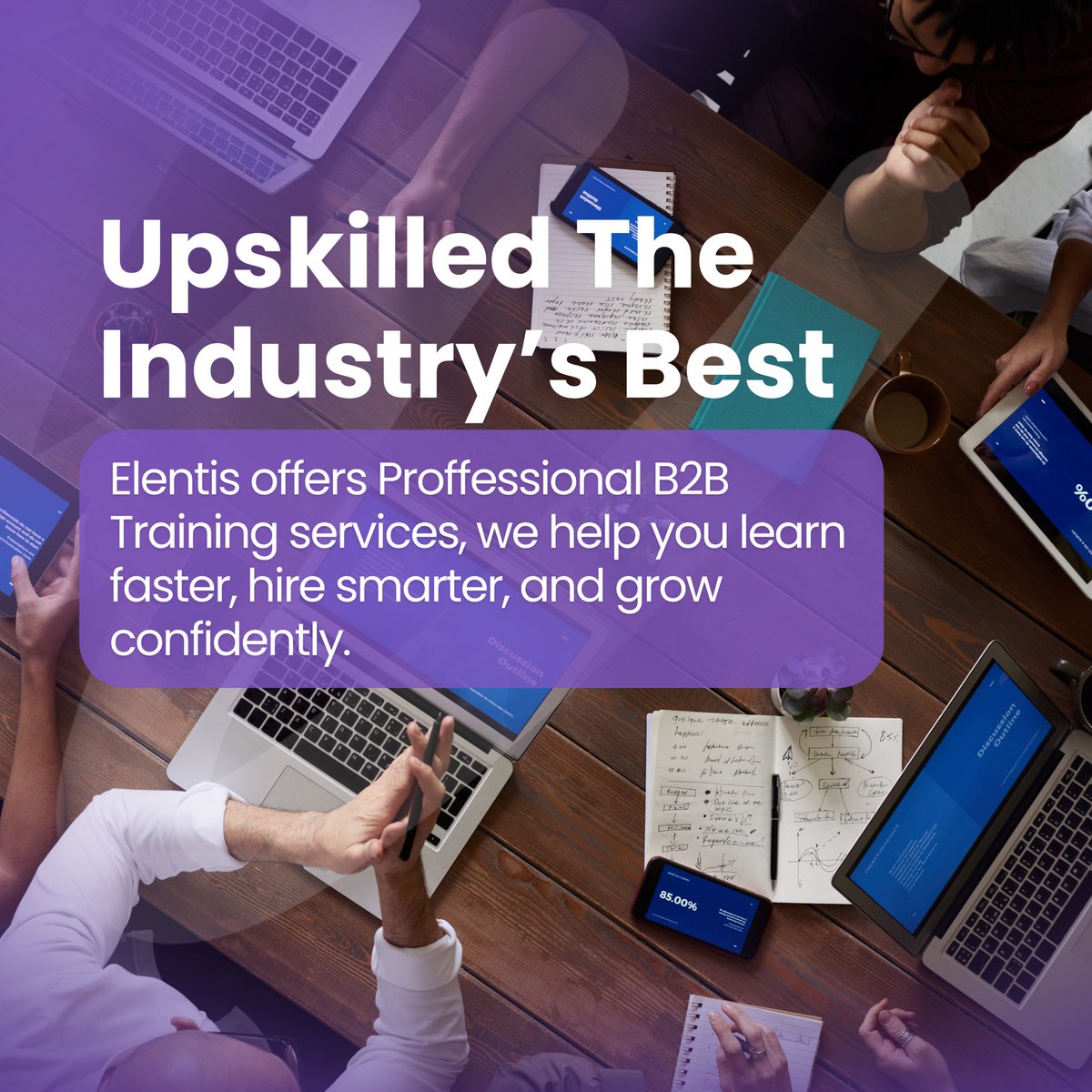 vicchigbu's tweet photo. Who powers the future of business? 

Those who train harder, hire sharper, and scale with purpose. 
Elentis B2B Training takes you there: pushing your team from capable to legendary. 
The next wave of industry leaders? They’re joining our waitlist. Will you? https://t.co/BlmyFlb1Q9