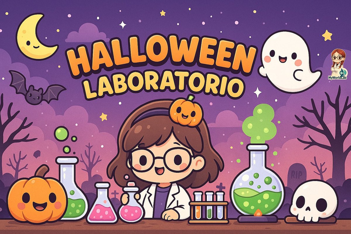 𝙃𝙖𝙡𝙡𝙤𝙬𝙚𝙚𝙣 𝙘𝙤𝙣 𝙗𝙖𝙩𝙖

Feliz 31 de octubre y 1 de noviembre 

Desde MyWorldlab hoy nos ponemos la bata para mirar "Halloween" de cerca, como si fuera una muestra en un portaobjetos

#Halloween #Halloween2025