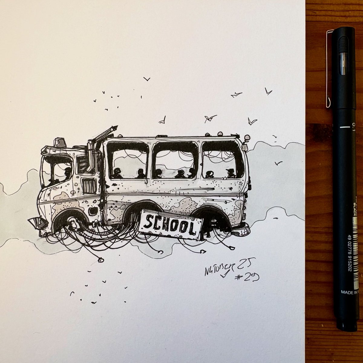 Lesson, 29th #Inktober