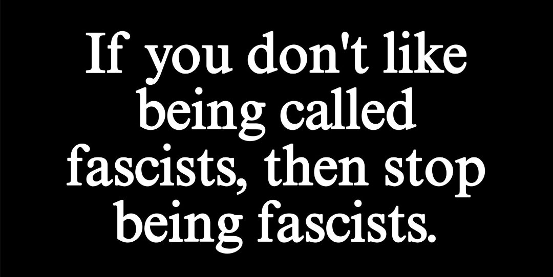 It's simple.
#TrumpIsAFascist