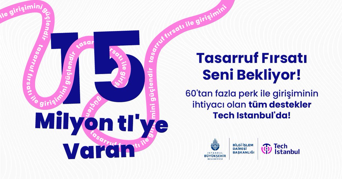 ibbtechistanbul's tweet image. 15 MİLYON TL’YE KADAR TASARRUF FIRSATI İLE GİRİŞİMİNİ GÜÇLENDİR!

Tech Istanbul’da 60’tan fazla perki ücretsiz veya indirimli kullan. AR-GE, ekip yönetimi, verimlilik ve yazılım gibi alanlarda perklerden tasarruf ederek yararlan.

Dünya Tasarruf Günü Kutlu Olsun!

#TechIstanbul…