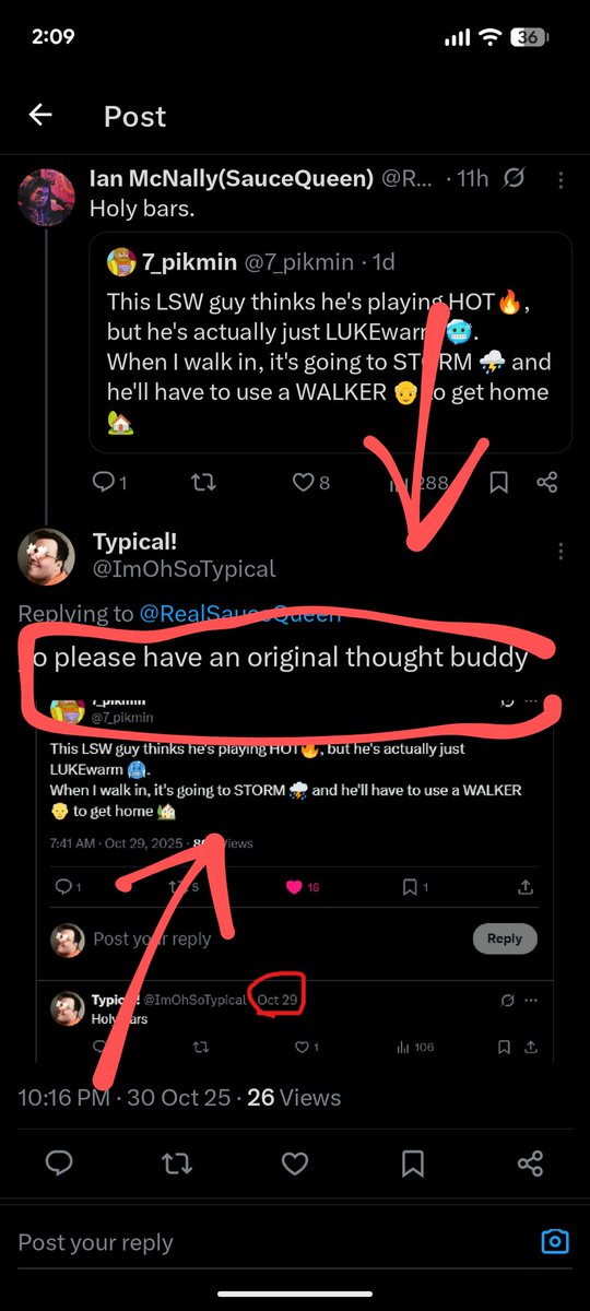 yo please have an original thought buddy