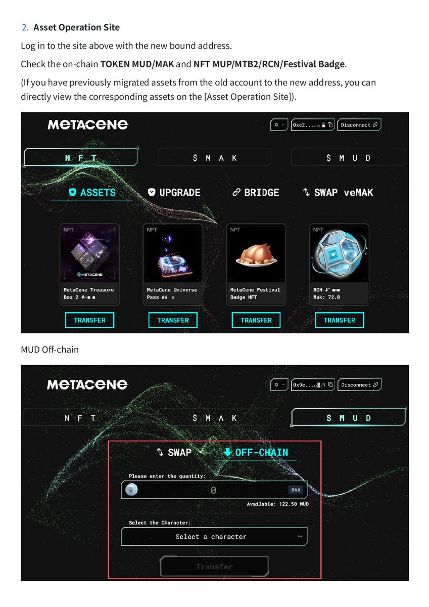 MetaCene Universe tweet media