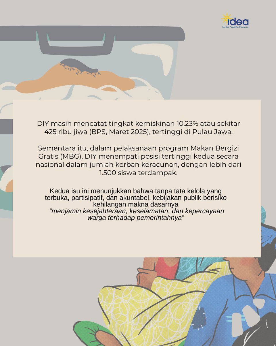 Dari audit sosial program penanggulangan kemiskinan hingga pengawasan makan bergizi gratis, pemerintah daerah perlu membuka ruang partisipasi publik dan berani merespon kritis kebijakan nasional yang bermasalah demi tata kelola yang lebih transparan dan akuntabel.