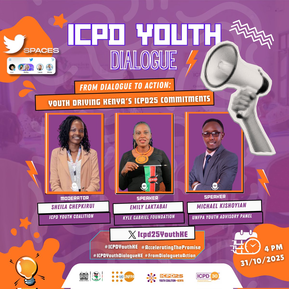 MenstrualDaddy's tweet image. Join us on X Spaces as we build on insights from the #ICPDYouthDialogueKE Tweet Chat and discuss how young people can turn Kenya’s #ICPD25 commitments into concrete community action. Together, we move #FromDialoguetoAction toward lasting change.
x.com/i/spaces/1OyJA…