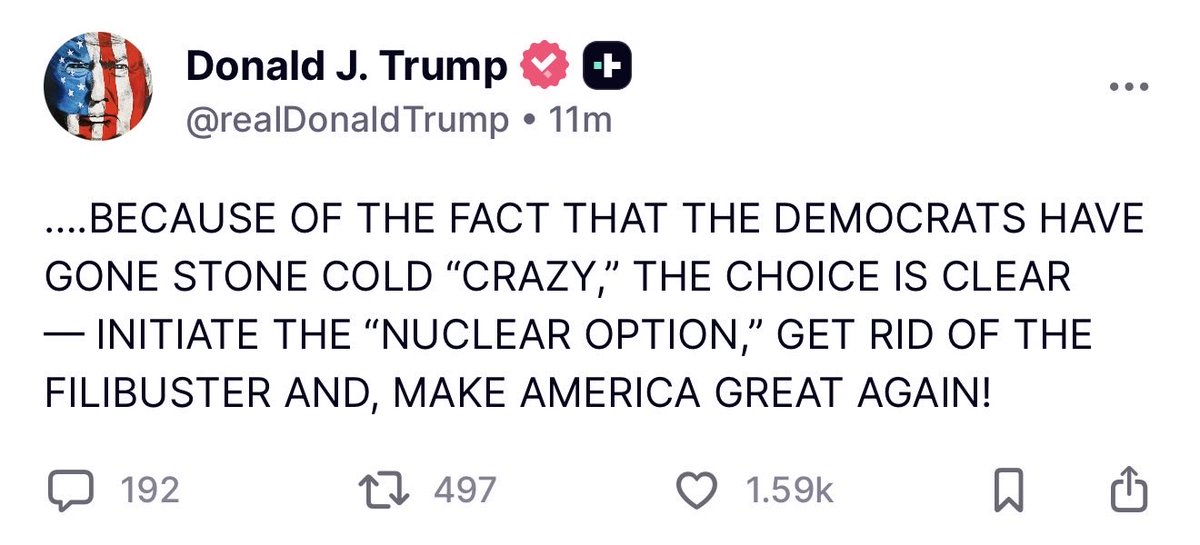 They said if Dems ever did this it was the end of democracy. Now they call for it and their base will cheer. Rules for thee not for me. Classic MAGA.
