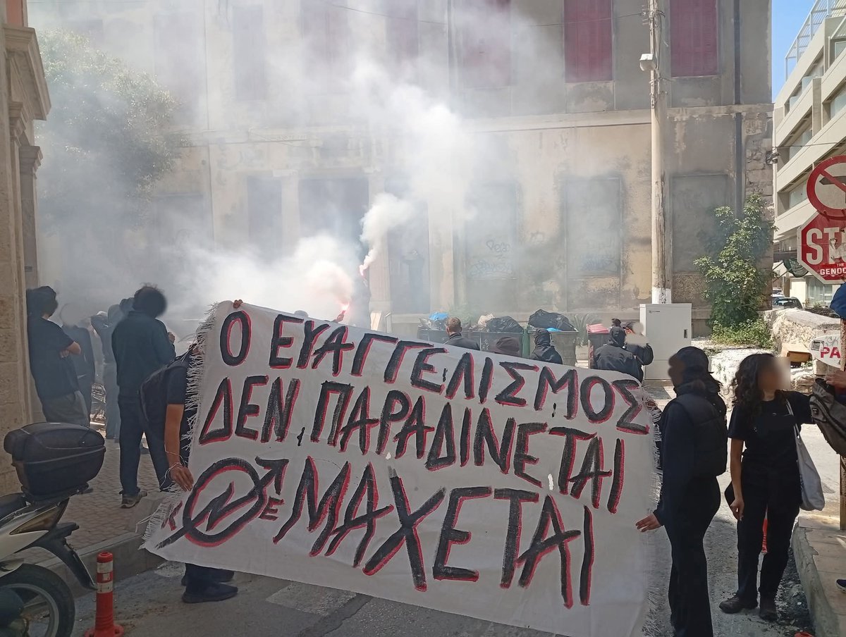 PaggioI's tweet photo. Κάπου έπρεπε να ξεσπάσει ο Βορίδης για τα αυγά 
#καταληψη_Ευαγγελισμού https://t.co/k0k8twzN2P