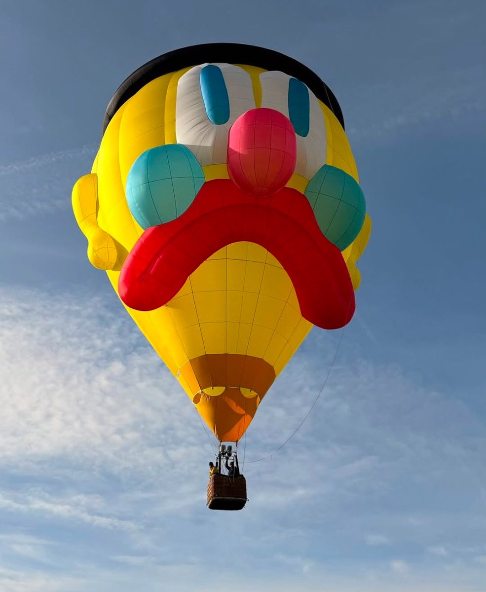 SLAWN MADE AN 80 FT HOT AIR BALLOON