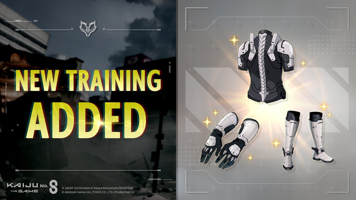 kj8_TheGame_EN's tweet image. ◤　  #KaijuNo8THEGAME
            New Caudata-Type
     Training &amp;amp; Unipart Added!  ◢

The new Caudata-Type Unipart α set can make Follow-Up Attacks and Extra Attacks even more powerful, perfect for Attackers!

Be sure to challenge the new Training: Unimaterial [Caudata-Type…